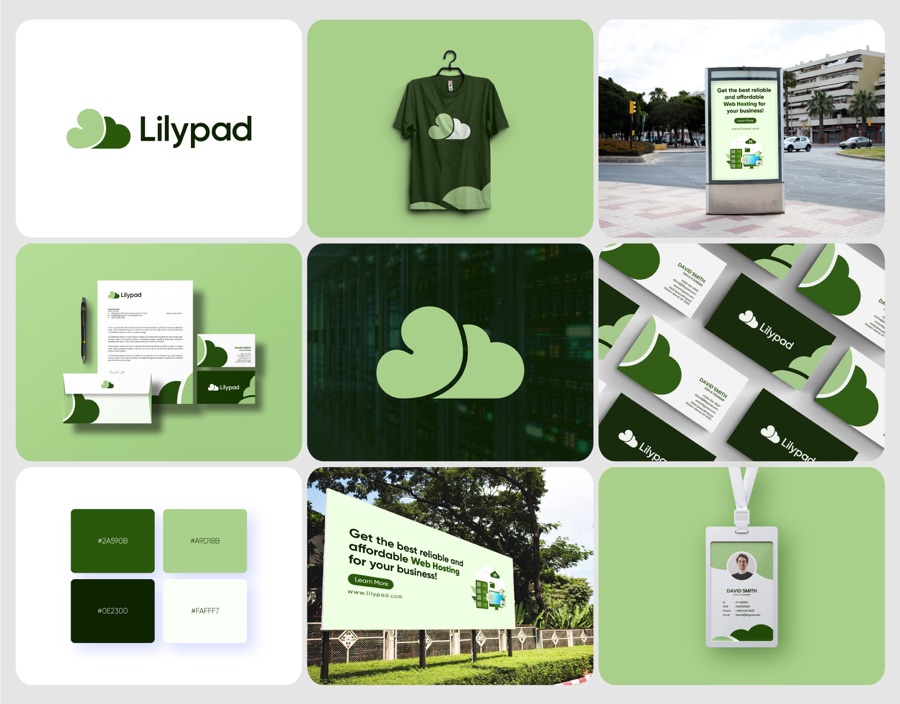 hosting brand identity sample