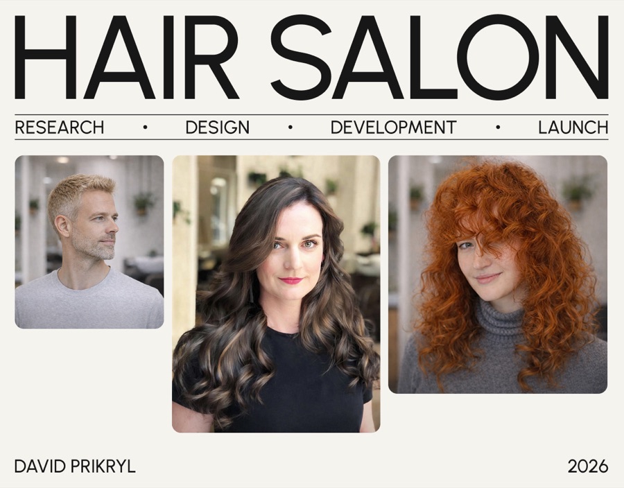 salon website design sample